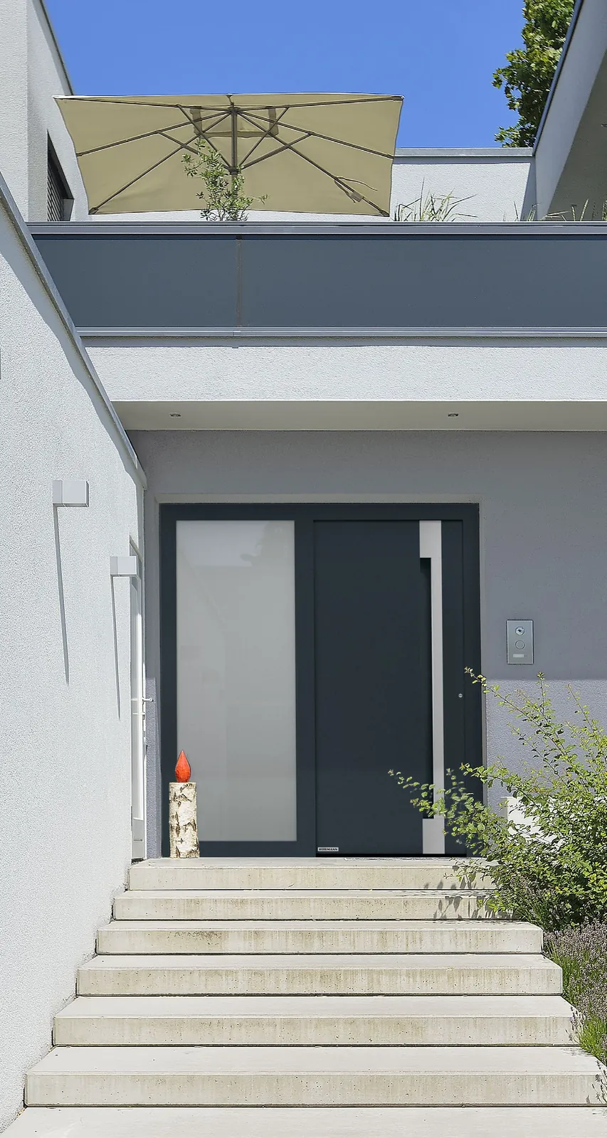 Antracit aluminijska kućna vrata ThermoCarbon