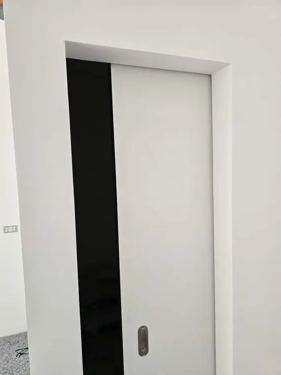 Sobna vrata Duradecor Lan s crnim detaljima