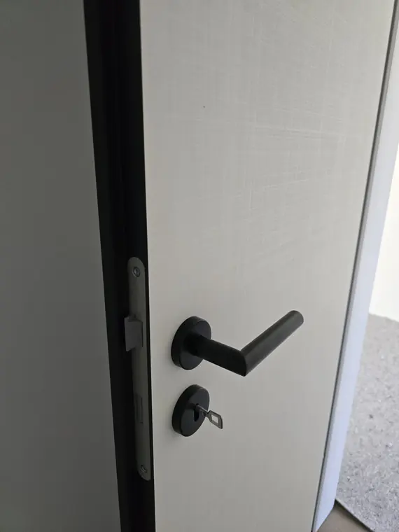 Sobna vrata Duradecor Lan s crnim detaljima